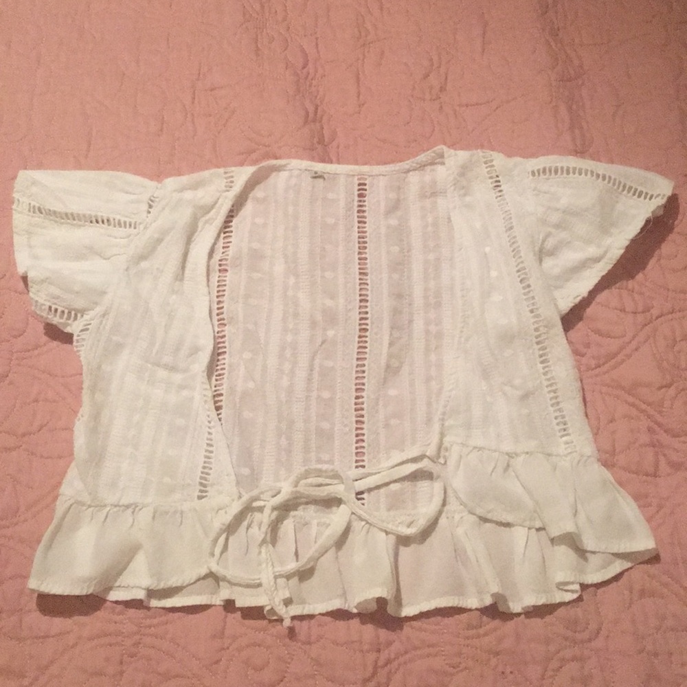 Brand new tie up shirt!